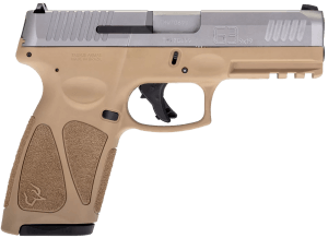 Taurus 1G3B949T G3  Full Size Frame 9mm Luger 15+1/17+1 4" Matte Stainless Steel Barrel  Matte Serrated Stainless Steel Slide  Tan Polymer Frame w/Picatinny Rail  Tan Polymer Grip  Right Hand