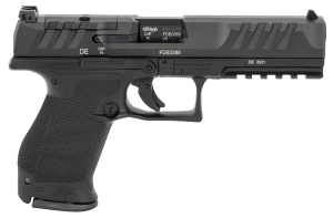 Walther Arms 2844222 PDP  Compact Frame 9mm Luger 15+1 5" Black Steel Barrel  Black Optic Ready/Serrated Steel Slide  Black Polymer Frame w/Picatinny Rail  Textured Polymer Grip  Ambidextrous