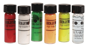 TruGlo TGTG985A Glo•Brite Sight Paint Kit White  Red  Yellow  Green  Orange 5 Per Pkg