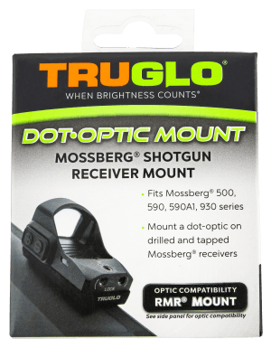 TruGlo TGTG8955M2 Shotgun Receiver Mount  Black Mossberg Trijicon RMR