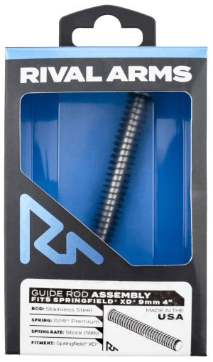 Rival Arms RARA50A101S Guide Rod Assembly Guide Rod Assembly Stainless Steel for Springfield XD-9
