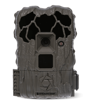Stealth Cam STCQS20 QS20  Camo Low Glow IR Flash  Up to 32GB SD Card Memory  Features Integrated Python Provision Lock Latch