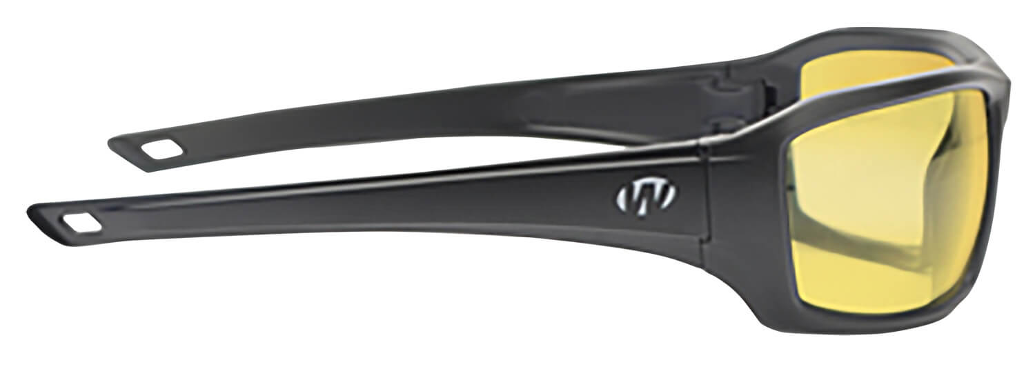 Walker's GWPIKNFF2AMB Ballistic Eyewear IKON Forge Adult Amber Lens Matte Black Frame - Image 2