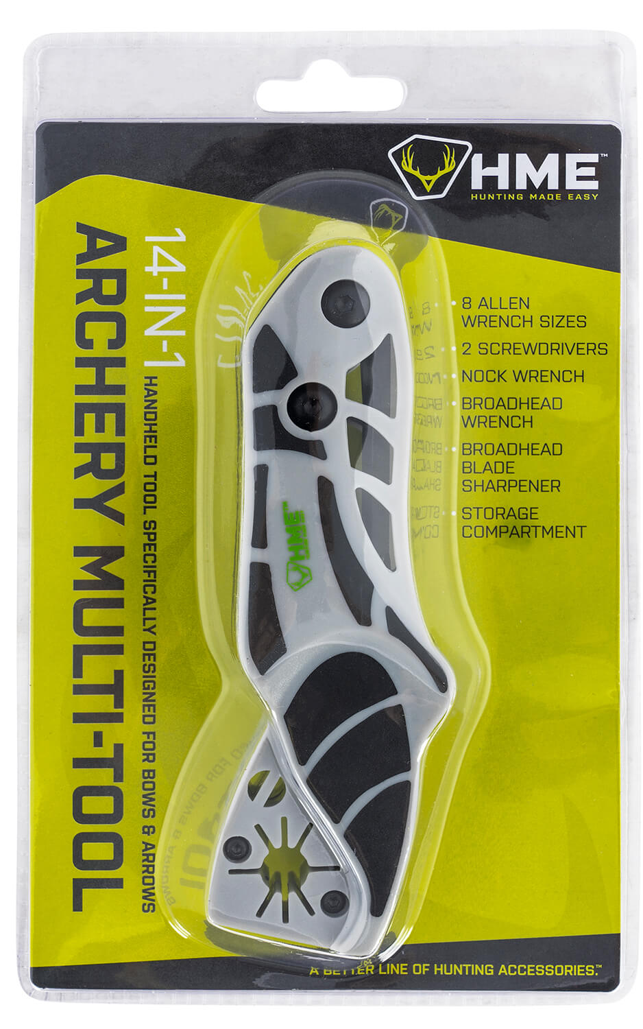 HME HMEATWRBH 14-In-1 Archery Black/Gray Metal Folding - Image 2