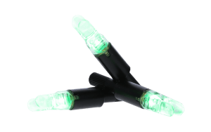 NAP NAPILLNXGR3PK Thunderglo Illuminated Nock Crossbow Green Half Moon/ 3 Pack