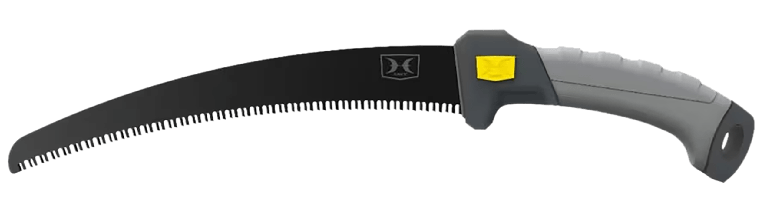 Hawk HWKPBSAW Pruning Fixed High Carbon Steel Aluminum 11" Black Titanium Nitride Finish TPR Grip