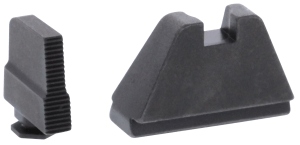 AmeriGlo GL507 Optic Compatible Sight Set for Glock Black | 5XL Tall Black Front Sight 5XL Tall Black Rear Sight