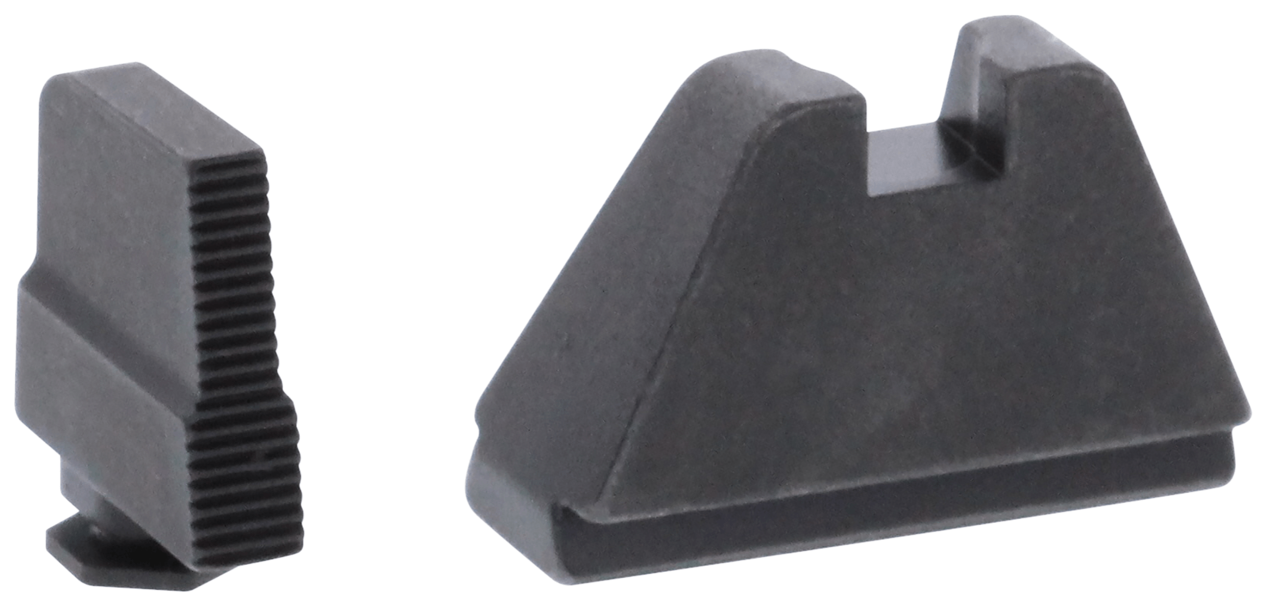 AmeriGlo GL507 Optic Compatible Sight Set for Glock Black | 5XL Tall Black Front Sight 5XL Tall Black Rear Sight