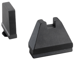 AmeriGlo GL808 Optic Compatible Sight Set for Glock Black | 9XL Tall Black Front Sight 9XL Tall Black Rear Sight