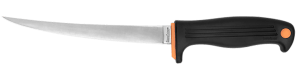 Kershaw 1257X Clearwater 7" Fixed Fillet Plain Satin 420J2 SS Blade Black Co-polymer Handle Includes Sheath
