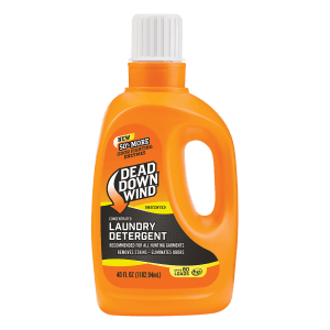 Dead Down Wind 114018 Laundry Detergent Odor Eliminator Unscented Scent 40 oz Jug