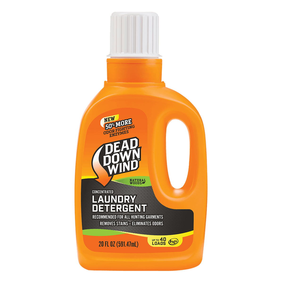 Dead Down Wind 1192018 Laundry Detergent Odor Eliminator Natural Woods Scent 20 oz Jug