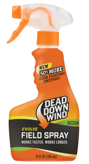 Dead Down Wind 1391218 Evolve Field Spray  Cover Scent Natural Woods Scent 12 oz Trigger Spray