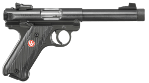 Ruger 40178 Mark IV Target Exclusive Configuration 22 LR 10+1 5.50" Blued Steel/Threaded/Bull Barrel Blued Steel Slide & Aluminum Frame Black Checkered Polymer Grips
