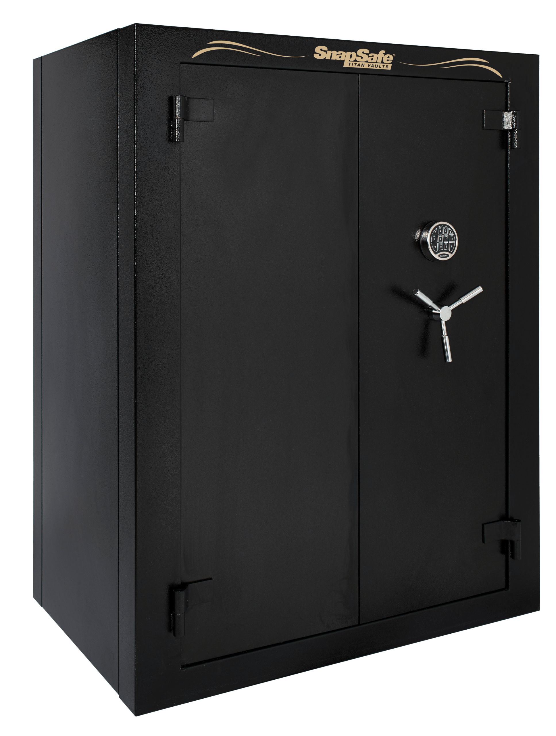 SnapSafe 75013 Vault Door XXL Access Code/Key Entry 9 Gauge Steel Holds 56+ Long Guns Fireproof- Yes