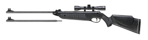 Beeman 1022 Black Club Combo Spring Piston 22 1rd Shot Black Black Receiver Black Scope 4x32mm