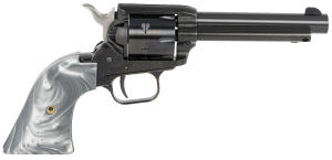 Heritage Mfg RR22B4GPRL Rough Rider 22 LR 6 Shot 4.75" Black Barrel & Cylinder Black Frame Altamont Gray Pearl Grips