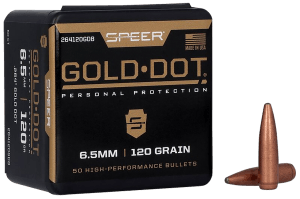 Speer 264120GDB Gold Dot 264 Cal .26 120 gr Bonded Soft Point 50rd Box