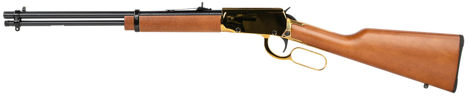 Rossi RL22181WDGLD1 Rio Bravo 22 LR 15+1 18" Polished Black Barrel Gold Metal Rec Hardwood Furniture - Image 2