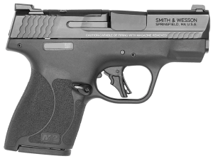 Smith & Wesson 13559 M&P Shield Plus Micro-Compact Frame 9mm Luger 10+1  3.10" Black Armornite Stainless Steel Barrel & Optic Cut/Serrated Slide  Matte Black Polymer Frame  Tritium Night Sights
