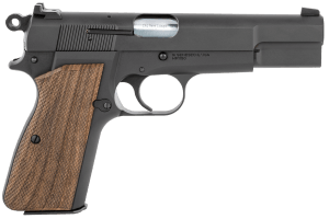 Springfield Armory HP9201 SA-35  9mm Luger 15+1 4.70" Stainless Steel Barrel  Matte Blued Serrated Carbon Steel Slide & Frame w/Beavertail  Checkered Walnut Grip