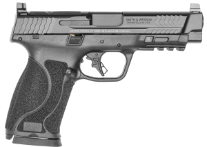 Smith & Wesson 13387 M&P M2.0  Full Size 10mm Auto 15+1 4.60" Black Armornite Stainless Steel Barrel & Optic Cut/Serrated Stainless Steel Slide  Matte Black Polymer Frame w/Picatinny Rail