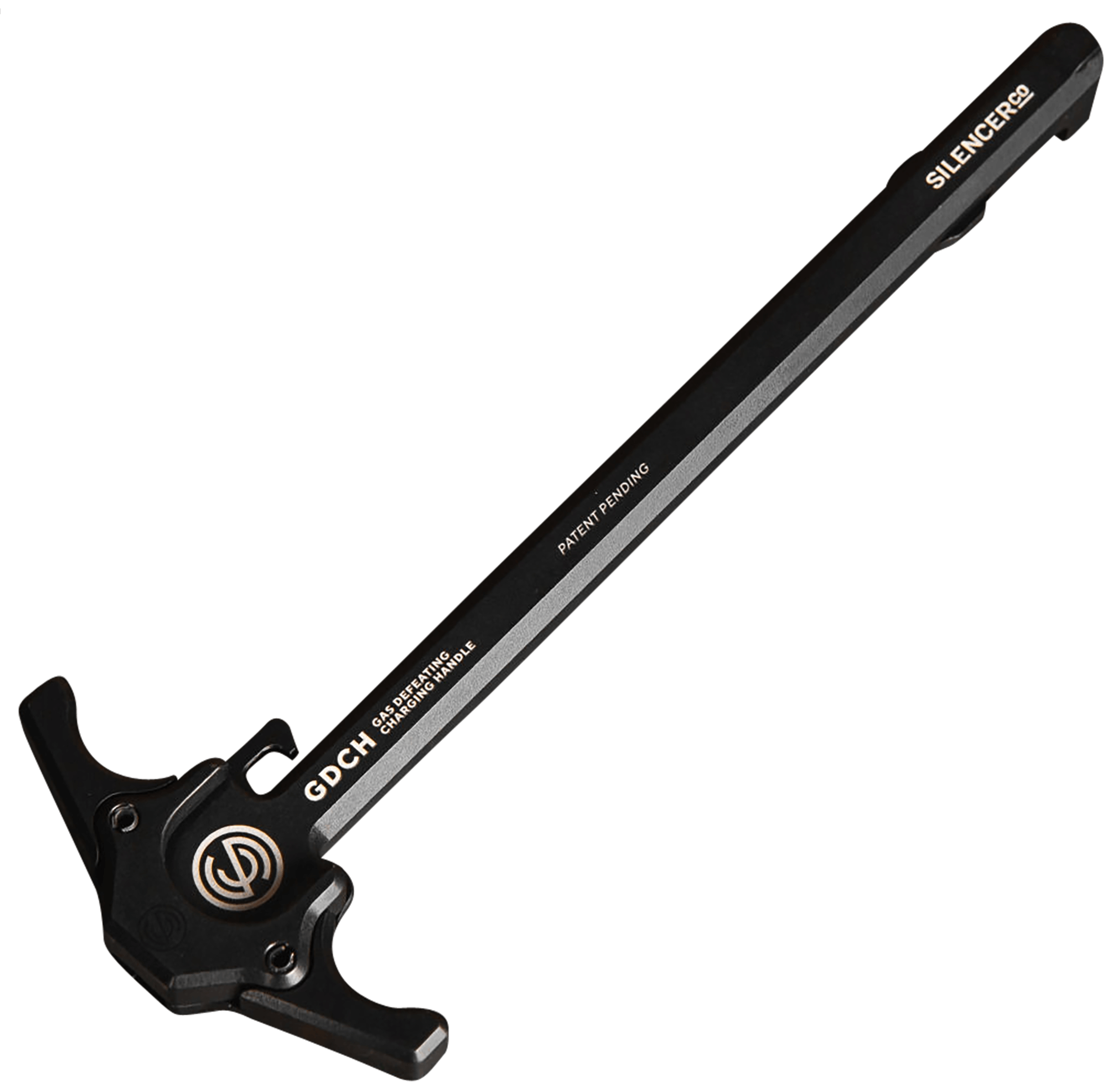 SilencerCo AC5062 Gas Defeating Charging Handle made of Black Anodized 7075-T6 Aluminum & Ambidextrous Design for AR-15