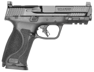 Smith & Wesson 13564 M&P M2.0  Full Size 9mm Luger 17+1  4.25" Black Armornite Stainless Steel Barrel & Optic Ready/Serrated Slide  Matte Black Polymer Frame w/Picatinny Rail