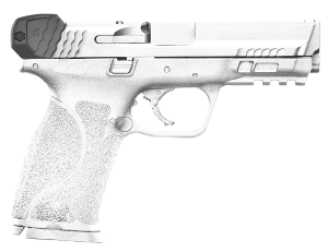 Recover Tactical MCH01 Upper Charging Handle  Compatible w/S&W M&P  Black Polymer  Ambidextrous