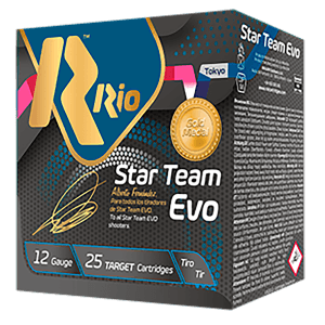 Rio Ammunition STT28LT8 Star Team EVO  12 Gauge 2.75" 1 oz 8 Shot 25rd Box/10 Cs