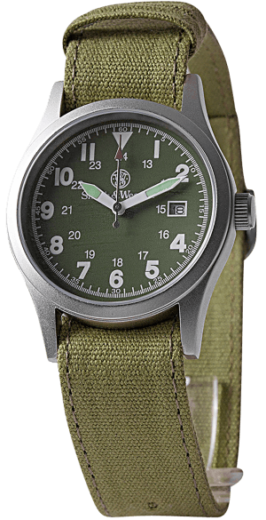 S&W SWW1464OD Smith & Wesson Military Watch Olive Drab Green
