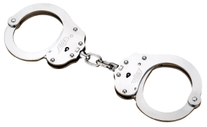 Uzi Accessories UZIHCEUSCNIJ Handcuffs NIJ Silver Steel Includes 2 Keys