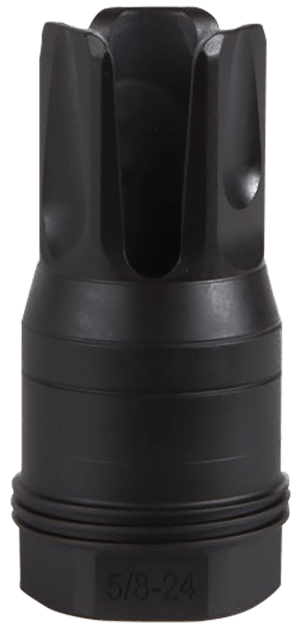 Sig Sauer SL76258X2490DEGF Clutch-Lok QD Q.D. Flash Hider Black Stainless Steel with 5/8" 24 tpi Threads for 7.62mm 90 Degree Taper