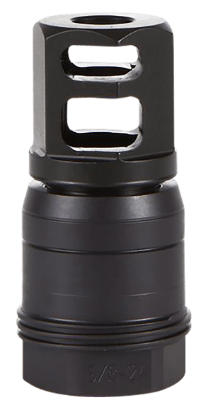 Sig Sauer SL76258X2490DEGM Clutch-Lok QD Muzzle Brake Black Stainless Steel with 5/8" 24 tpi Threads for 7.62mm 90 Degree Taper
