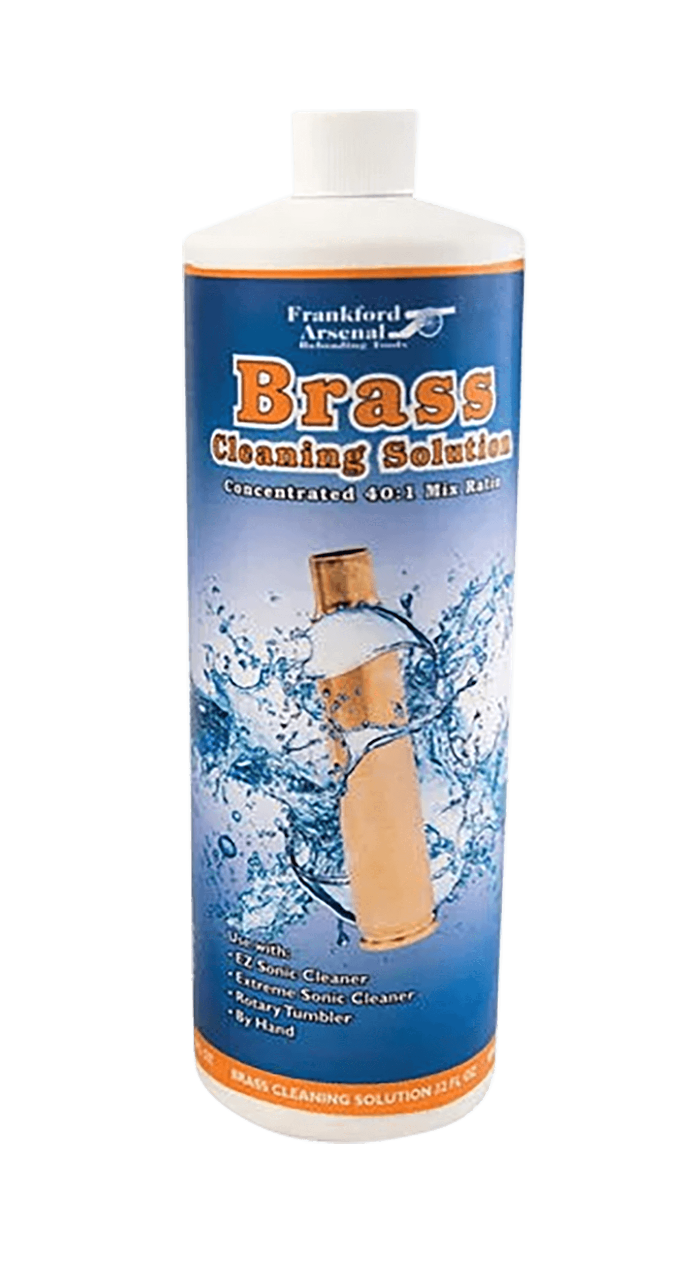 Frankford Arsenal 878787 Ultrasonic Cleaner Brass Cleaner 32 oz Bottle
