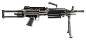 FN 46100171 M249S Para 5.56x45mm NATO 16.10" Barrel 30+1 Mag Or 200rd Belt Capacity Black Rotating & Telescoping Stock Hydraulic Recoil Buffer Non-Slip Buttplate Optics Ready