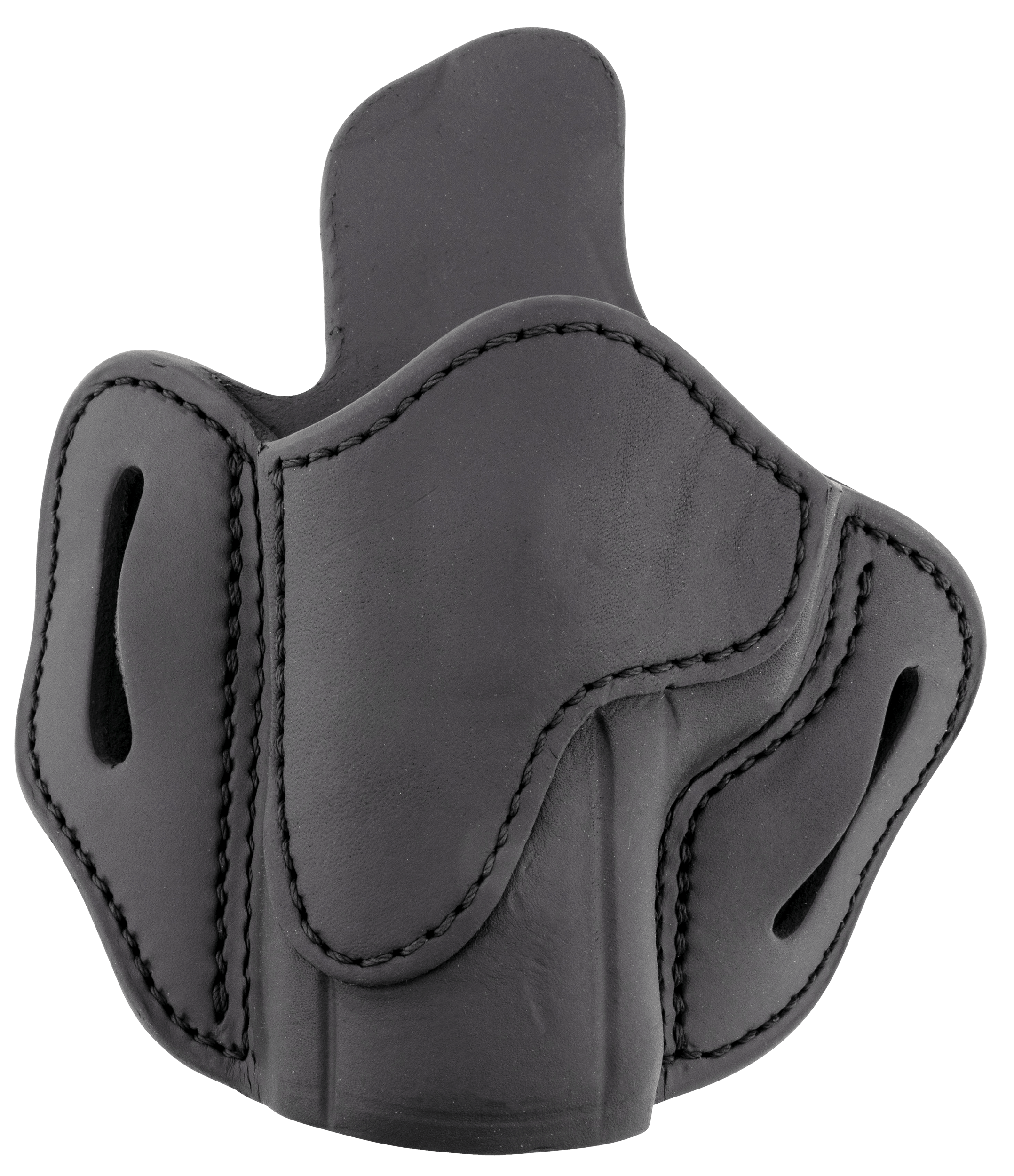 1791 Gunleather ORBH24SSBLL BH2.4S Optic Ready OWB Size 2.4S Stealth Black Leather Belt Slide Fits FN 509/HK VP9SK Left Hand