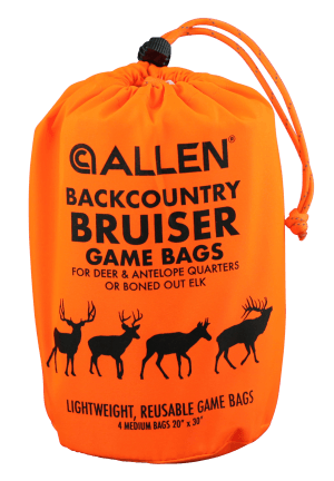 Allen 6591 BackCountry Bruiser Deer Game Bag Set Orange Polyester 4 Bags