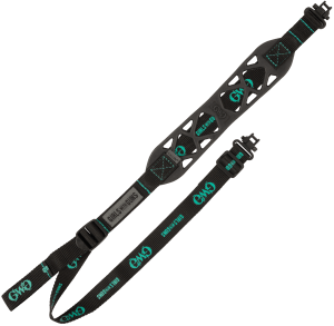 Girls With Guns 8274 Black Label  made of Black Rubber with 22.50"-39" OAL  Swivels & Adjustable Design for Rifles