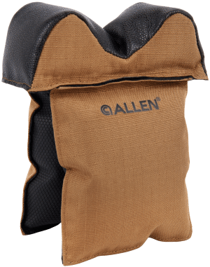 Allen 18413 X-Focus Window Prefilled Front Bag Coyote w/Black Accents Ripstop Polyester  Tacky Grip Bottom Weighs 1.29 lbs.  5.50" L x 7" H