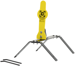 Caldwell 1178560 Auto Reset  33% Rifle Yellow AR500 Steel Pepper Popper Includes Ground Stakes