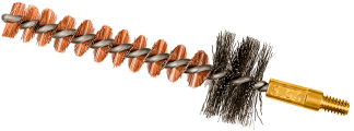Otis FG367HT Chamber Brush  5.56mm Rifle #8-32 Thread 1" Bronze/Steel Bristles