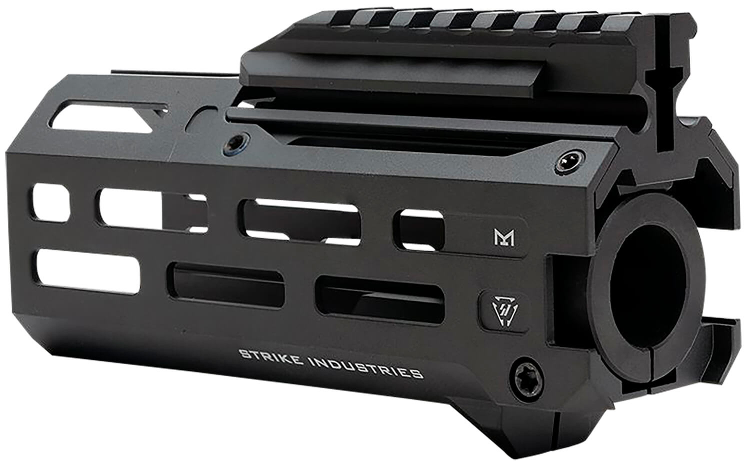 Strike Industries CEVOHG6BK Strike 6" M-Lok Black Aluminum with Faux Suppressor for CZ Scorpion EVO (7.72" Barrel Length) - Image 2