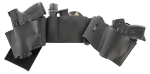 Galco UWBKLG2 UnderWraps 2.0 Black Large Leather/Nylon Handgun