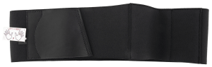 Galco UWBKMED2 UnderWraps 2.0 Black Medium Leather/Nylon Handgun