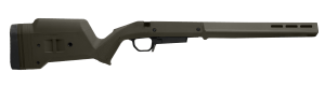 Magpul MAG1207ODG Hunter American Stock OD Green Adjustable Synthetic Stock with Aluminum Chassis for Short Action Ruger American Right Hand Includes STANAG Mag Well