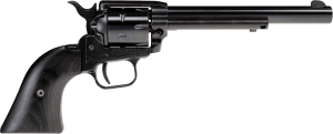 Heritage Mfg RR22B6BBK Rough Rider 22 LR 6 Shot 6.50" Black Oxide Steel Barrel Black Steel Frame Black Oxide Cylinder Black Laminate Wood Grip Hammer/Thumb Safety Exposed Hammer