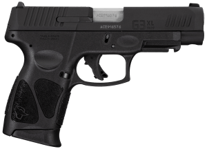 Taurus 1G3XLSR9041 G3XL Compact Frame 9mm Luger 12+1 4" Matte Stainless Steel Barrel Matte Black Tenifer Serrated Steel Slide Black Polymer Frame w/Picatinny Rail Black Polymer Grip Right Hand