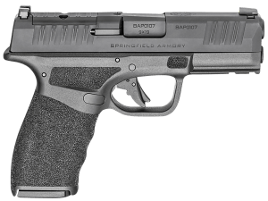 Springfield Armory HCP9379BOSP Hellcat Pro OSP Compact Frame 9mm Luger 15+1/17+1  3.70" Black Melonite Hammer Forged Steel Barrel  Black Melonite Optic Ready/Serrated Steel Slide  Black Polymer Frame w/Picatinny Rail  Adaptive Textured Grip