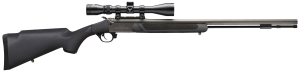 Traditions CR584110440 NitroFire w/Scope 50 Cal 209 Primer 26" Gray Cerakote Fluted & Tapered Barrel  Drilled & Tapped Receiver  Black Fixed Synthetic Stock  3-9x40mm Duplex